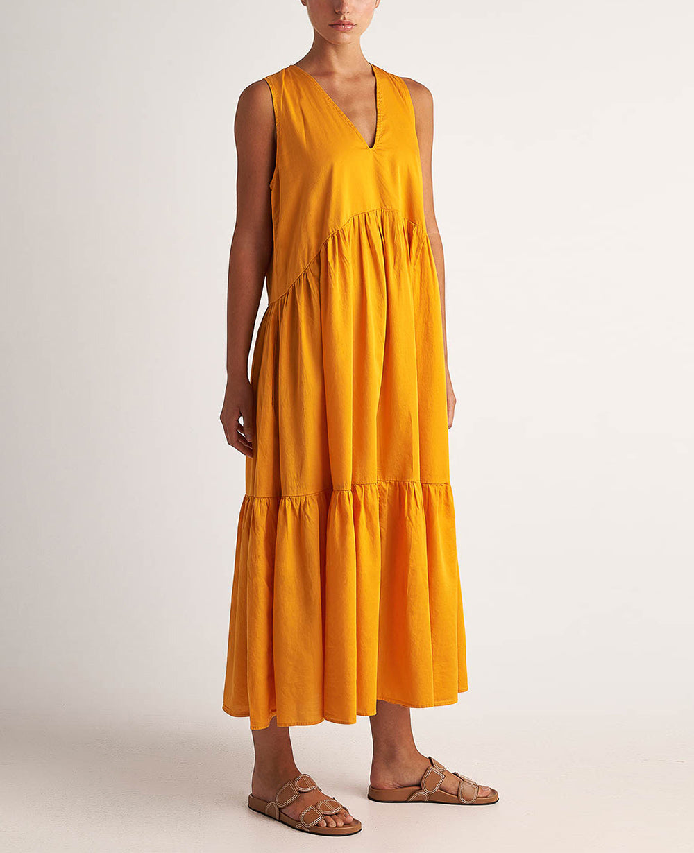 SLEEVELESS MIDI DRESS "IRIDA"