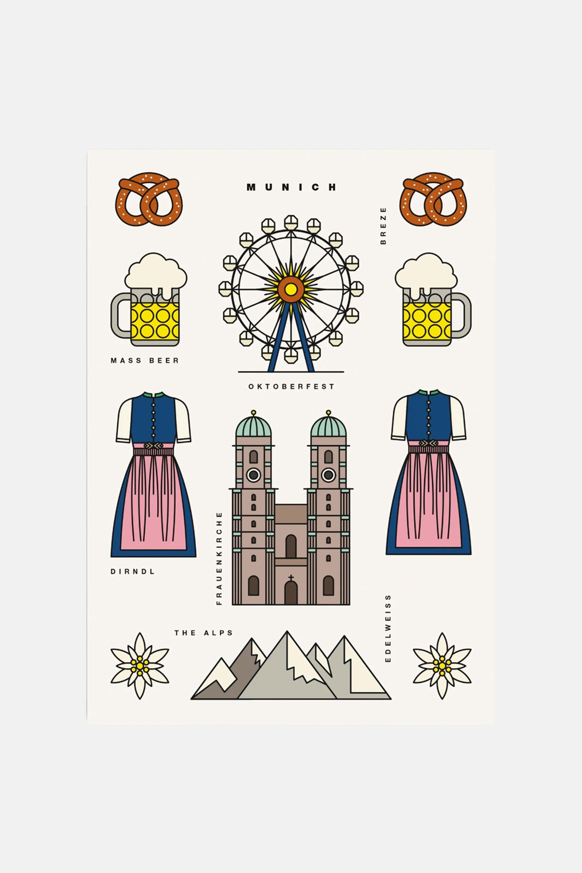 GREETING CARD "MUNICH"