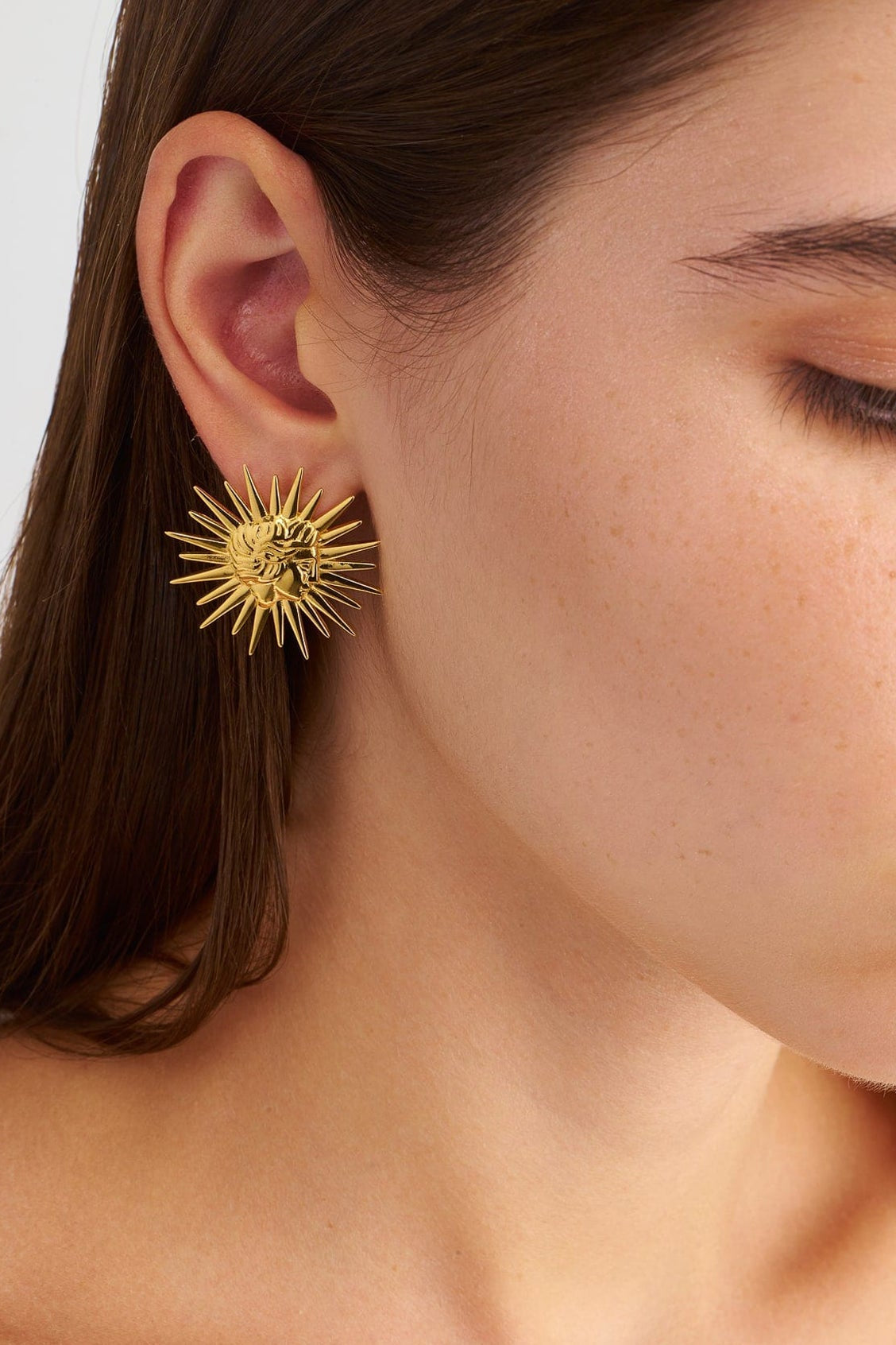 EARRINGS "GOLDEN SUN" GOLD
