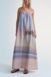 STRAPPY DRESS "SUNSET" MULTICOLOR