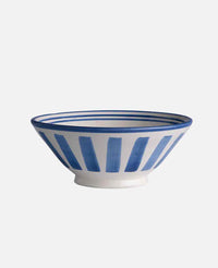 BOWL "TAINIA" WHITE/BLUE