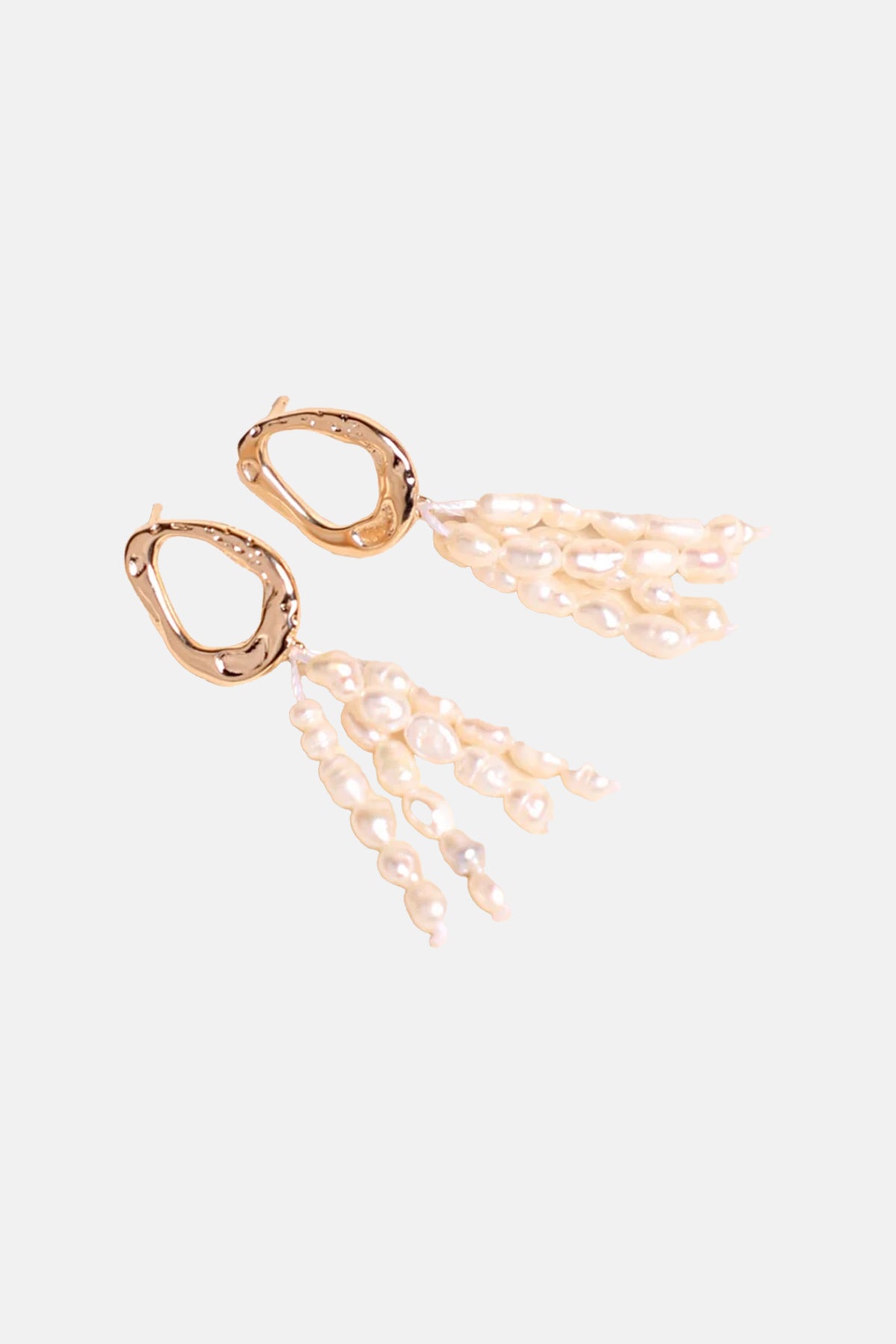 EARRINGS "MELIES" GOLD/MOTHER OF PEARL