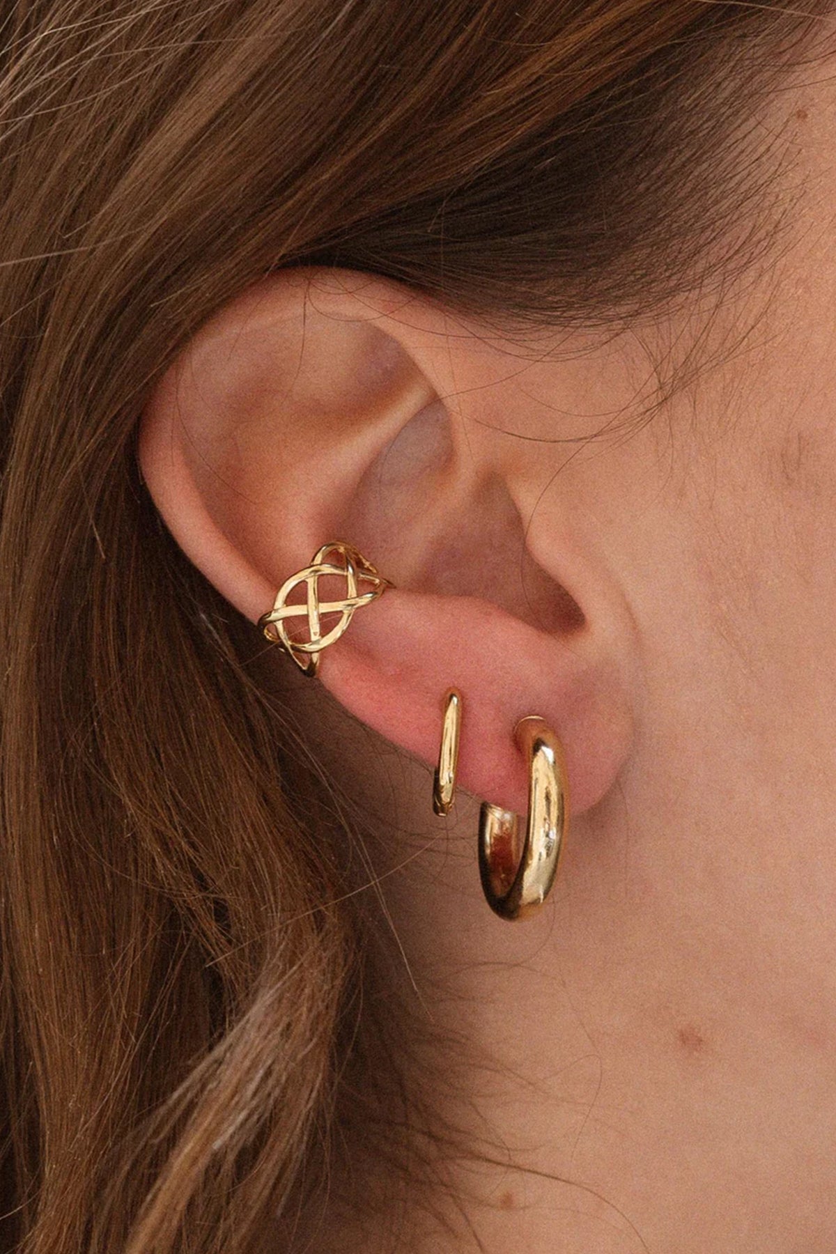 EARRINGS "OCTAVE" GOLD