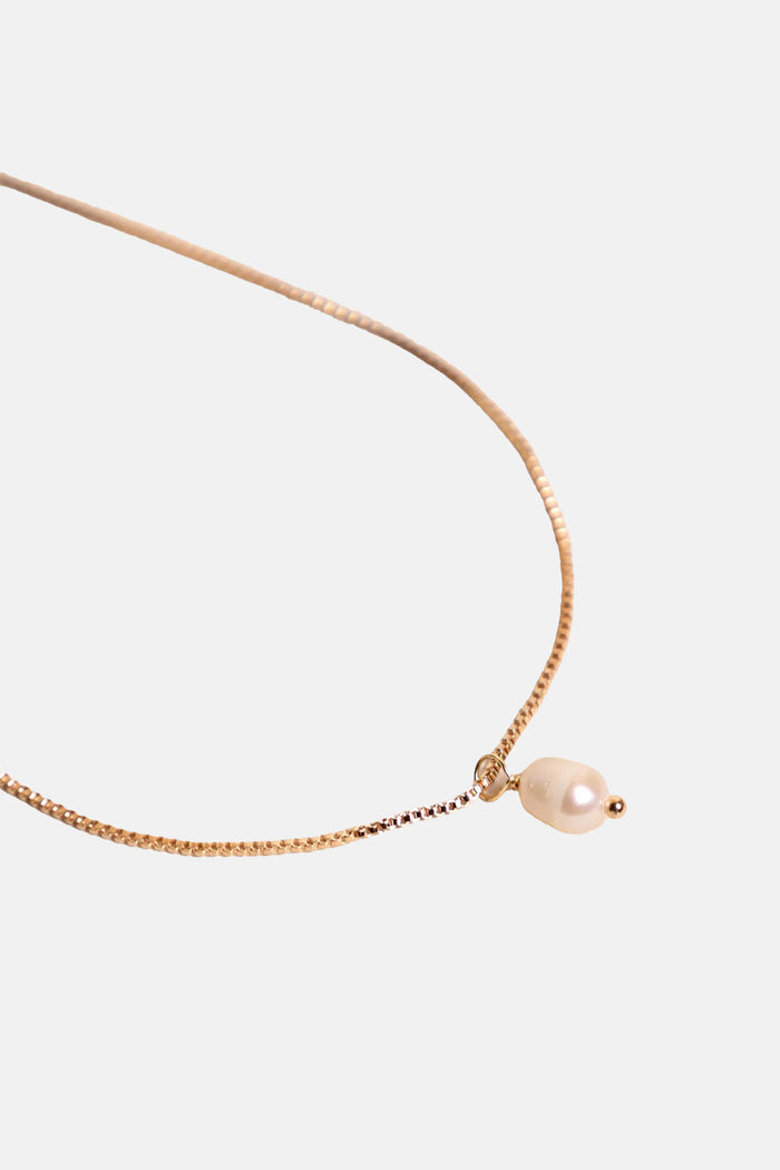 NECKLACE "MADONE" GOLD/MOTHER OF PEARL