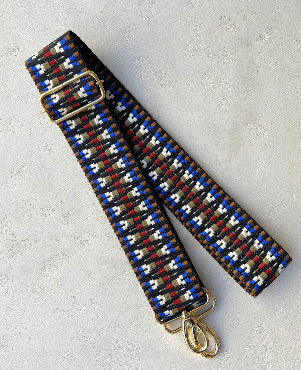 WOVEN BAG STRAP "ZIGZAG"