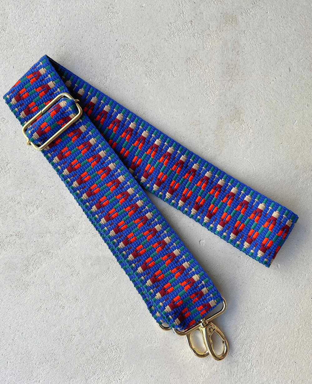WOVEN BAG STRAP "ZIGZAG"