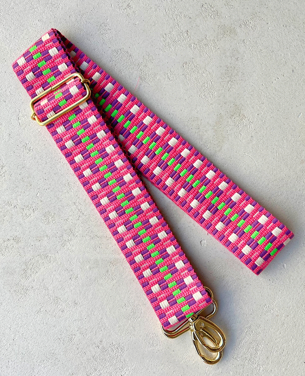 WOVEN BAG STRAP "ZIGZAG"