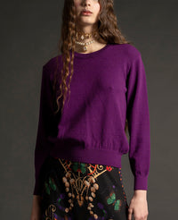 SOFT PULLOVER "MALLIN" PURPLE