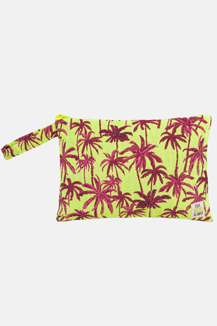 POUCH "SANTA MONICA" YELLOW/PINK