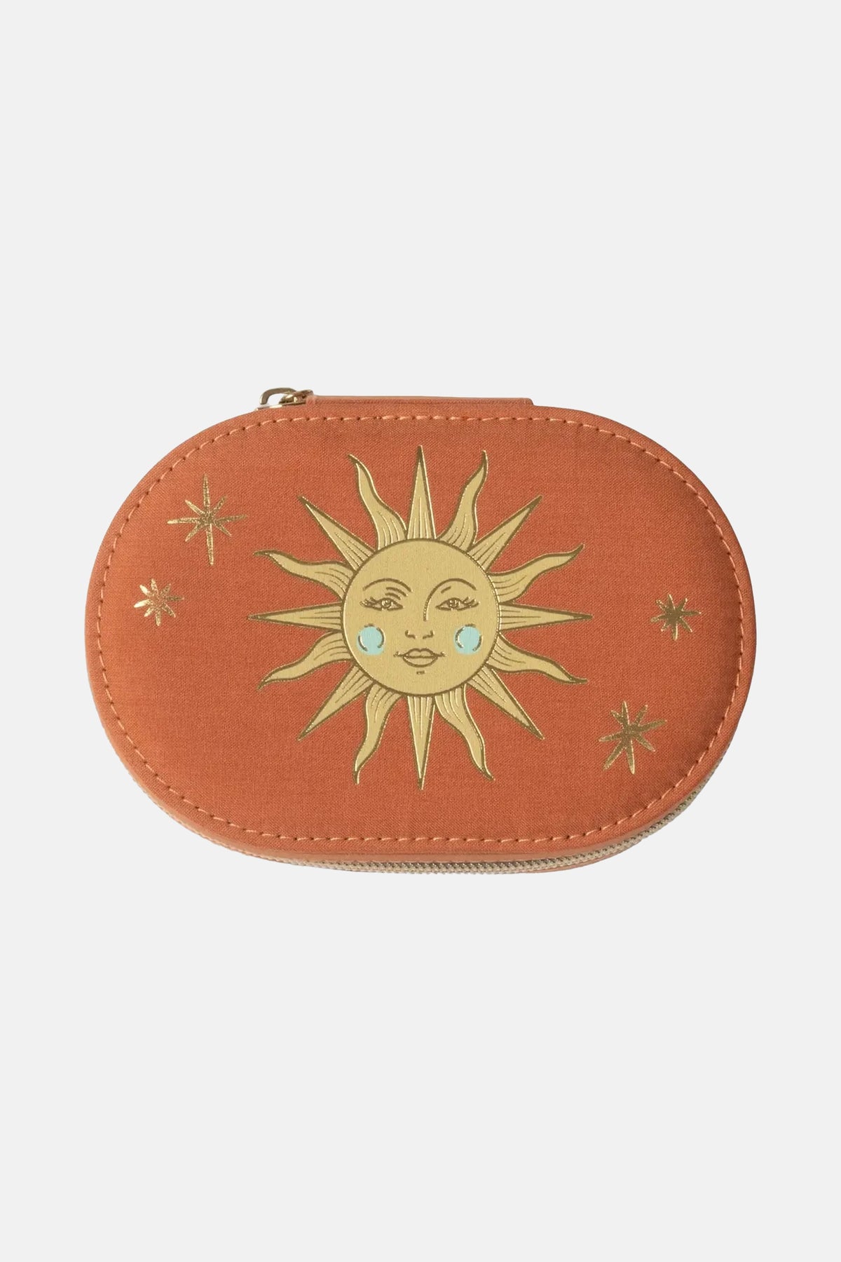 OVAL JEWELRY CASE "SUN“ ORANGE