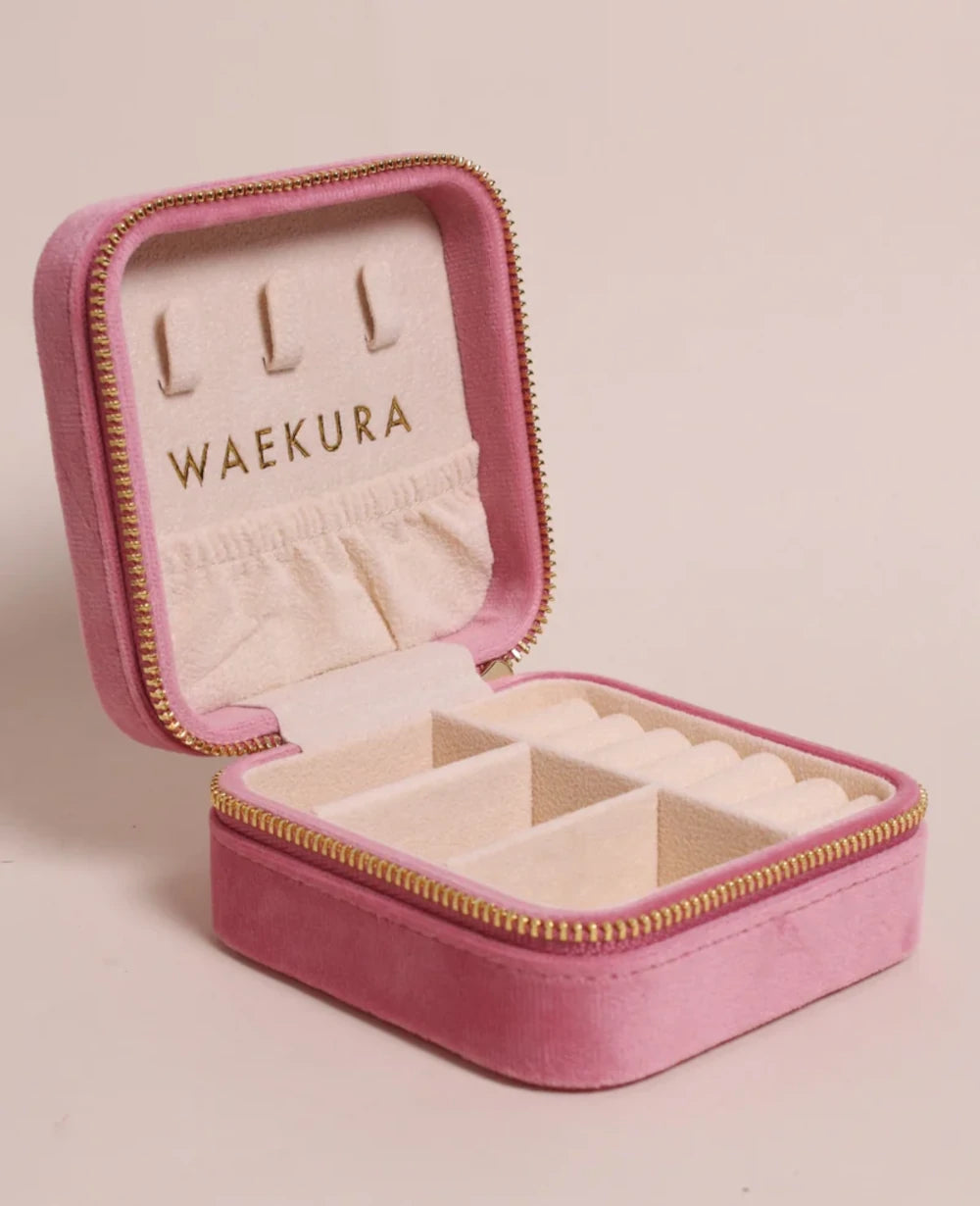 TRAVEL JEWELRY CASE "ALMA" SWEET PINK