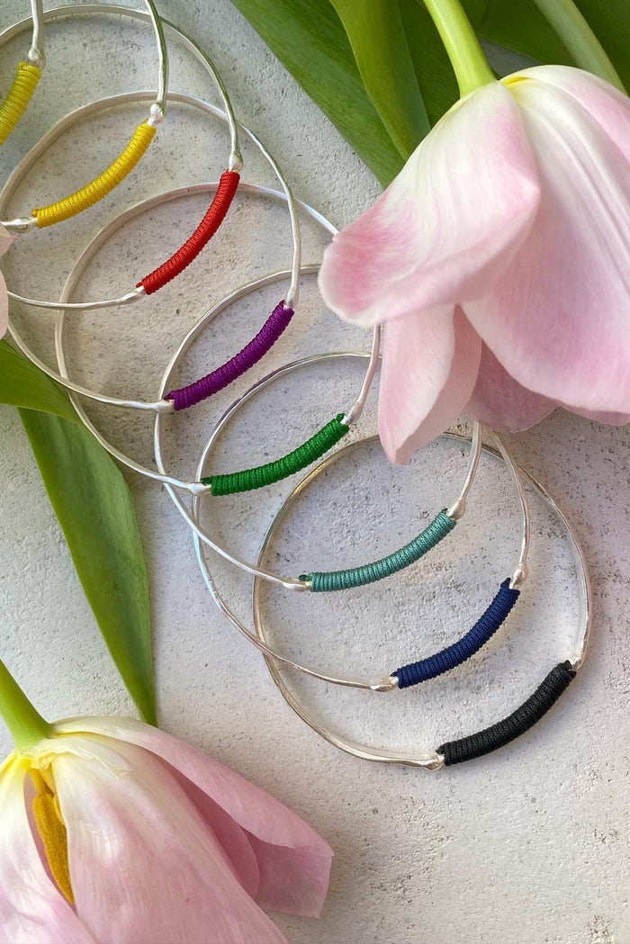 BANGLES “CHROMATA" SILVER