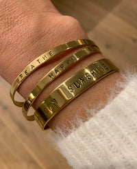 SLIM BRACELET "CHOOSE HAPPY"
