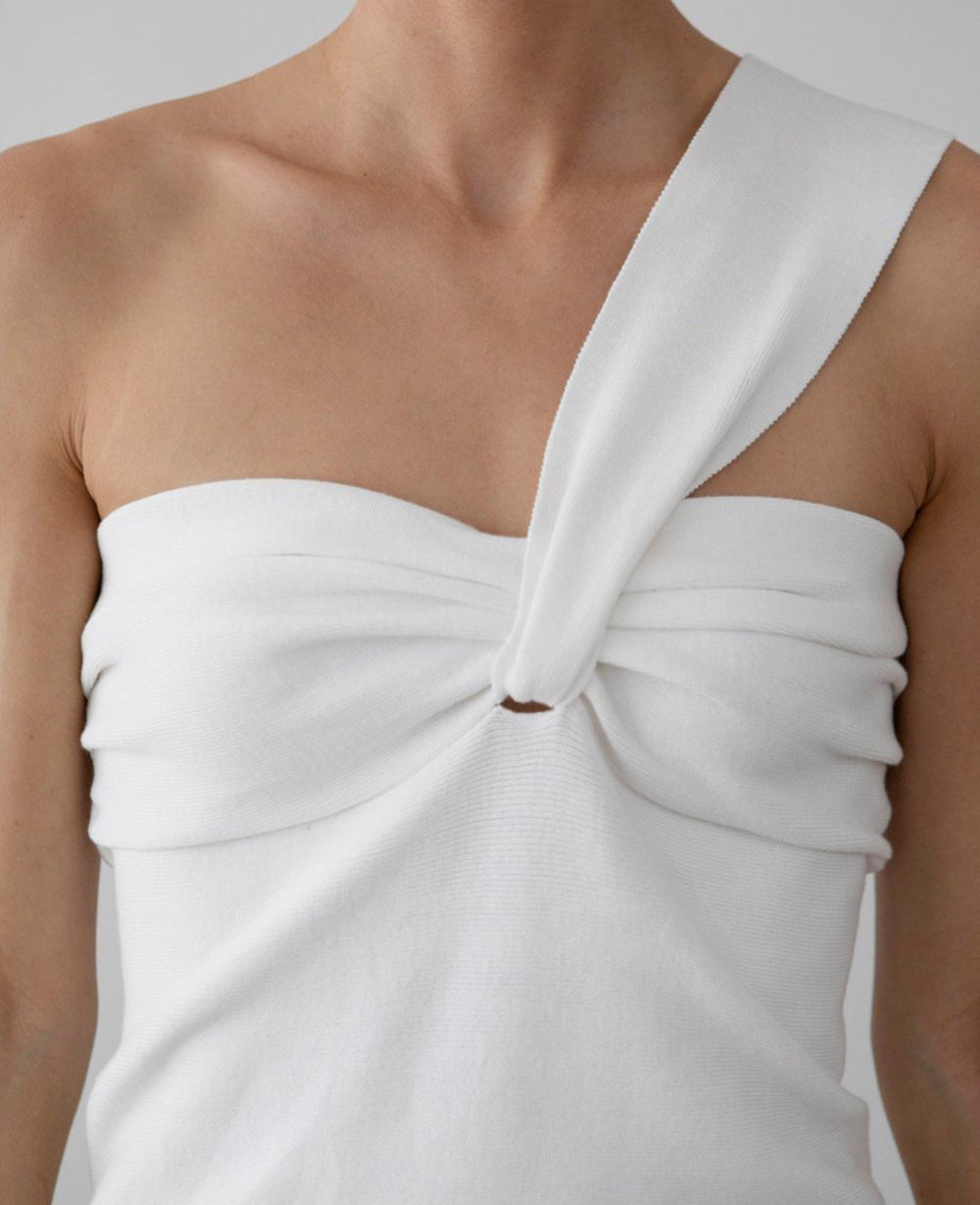 THECLA KNITTED TOP OFFWHITE
