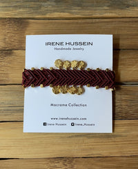 COINS MAKRAMEE BRACELET