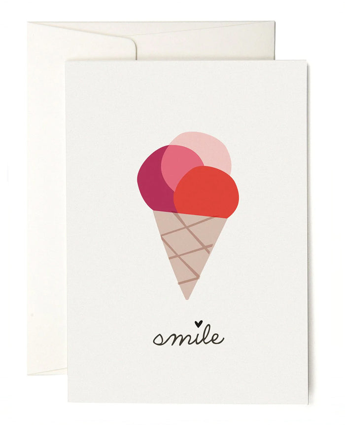 GREETING CARD "ICE CREAM"