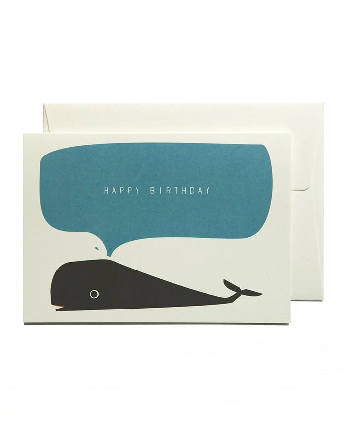 GREETING CARD "HAPPY BIRTHDAY WHALE"