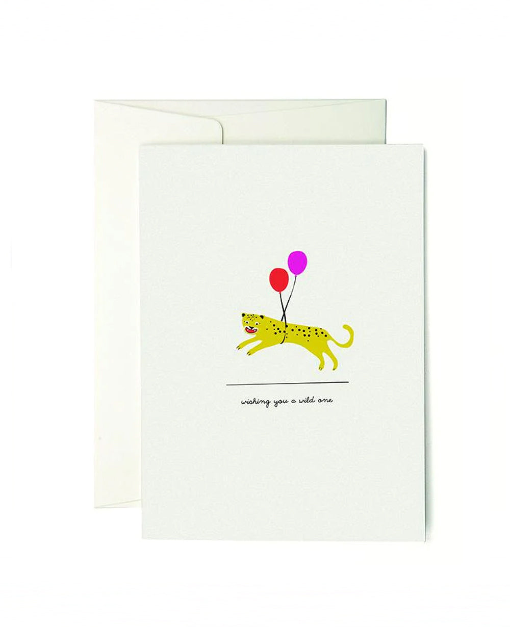 GREETING CARD "LEOPARD"