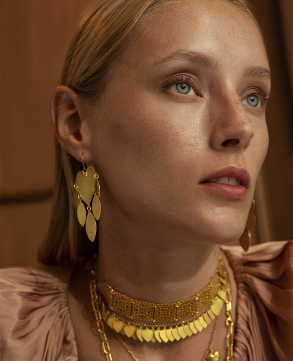 EARRINGS "BIANCA" GOLD