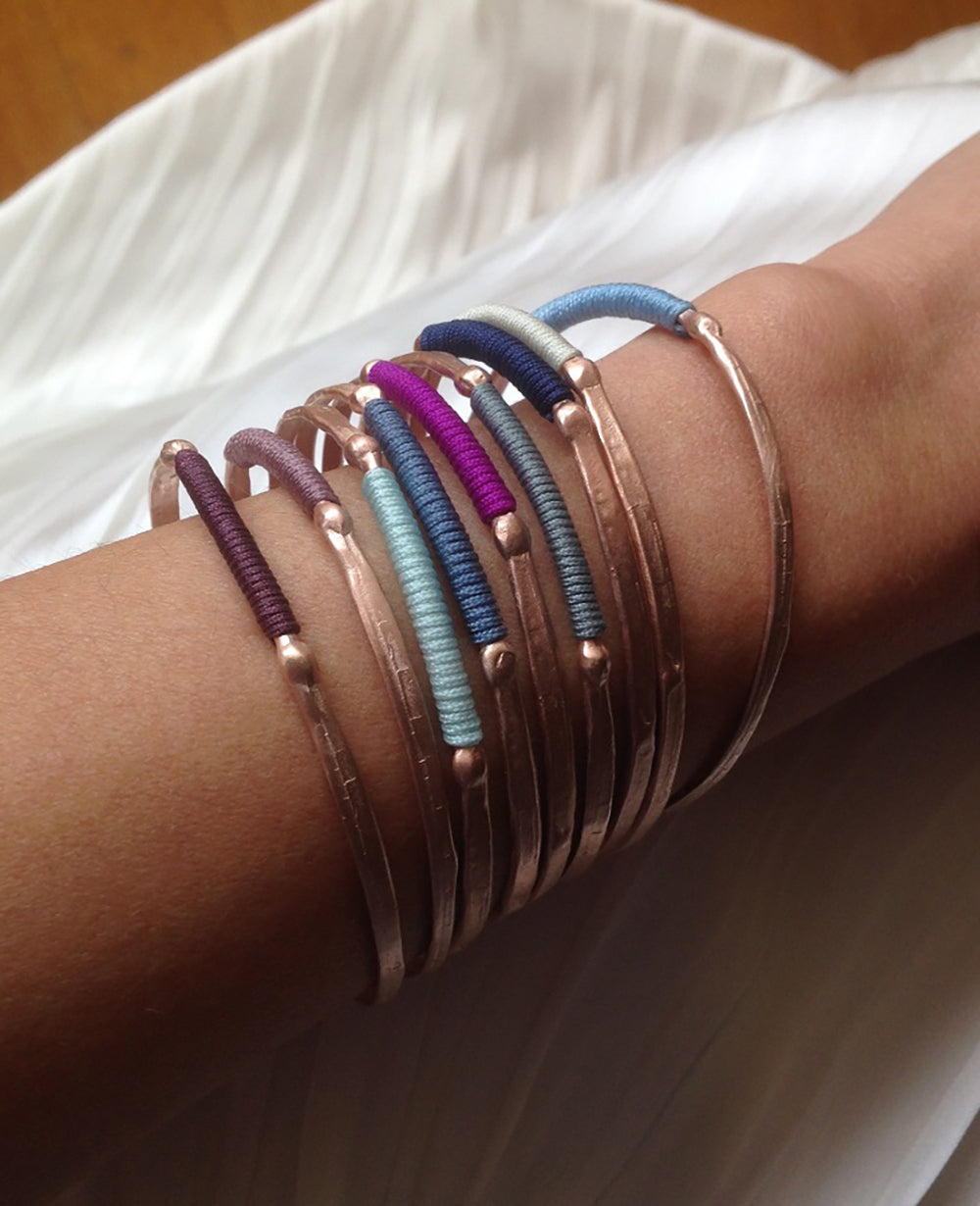 BANGLES "CHROMATA" ROSE-GOLD