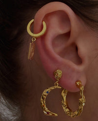 HOOP EARRINGS "FULL MOON"