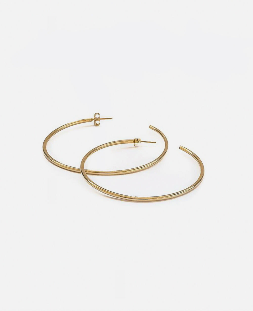 HOOPS "HOLLOW (M)" GOLD