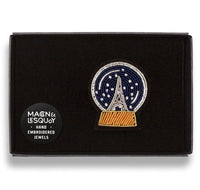 BROOCH "PARIS SNOW BALL"