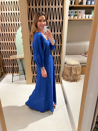 LONG LINEN DRESS "MINIMAL"