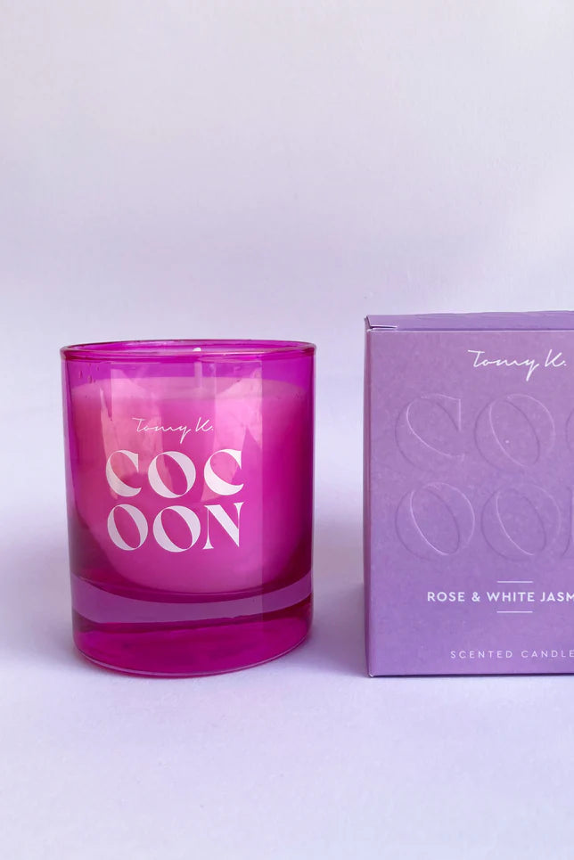SCENTED CANDLE "COCOON ROSE & JASMINE" TOMY K Lemoni