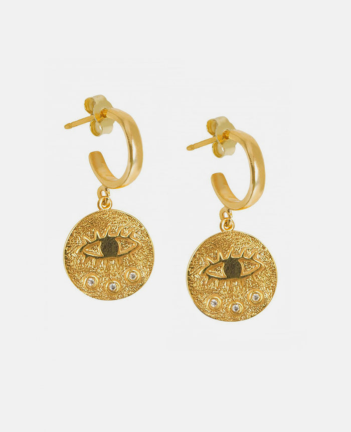 KRESSIDA MINI HUGGIE EARRINGS