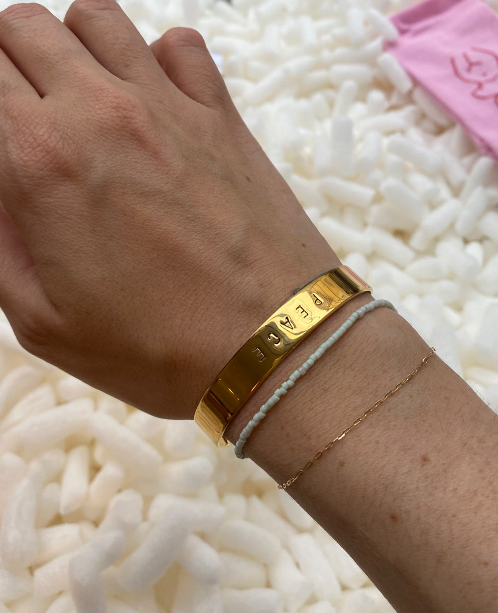 BRACELET "PEACE" GOLD