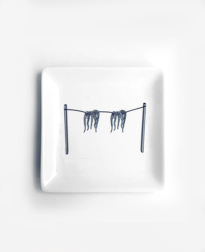 PORCELAIN TRAY "OCTOPUS"