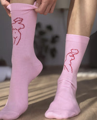 SOCKS "APHRODITE" PINK