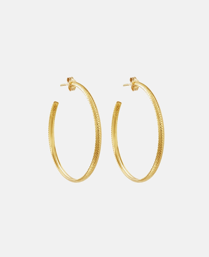 HOOP EARRINGS "TEMPTATION" GOLD
