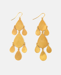 LONG EARRINGS "TREVI" GOLD