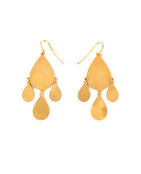 SHORT EARRINGS "TREVI" GOLD