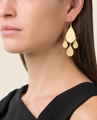 SHORT EARRINGS "TREVI" GOLD