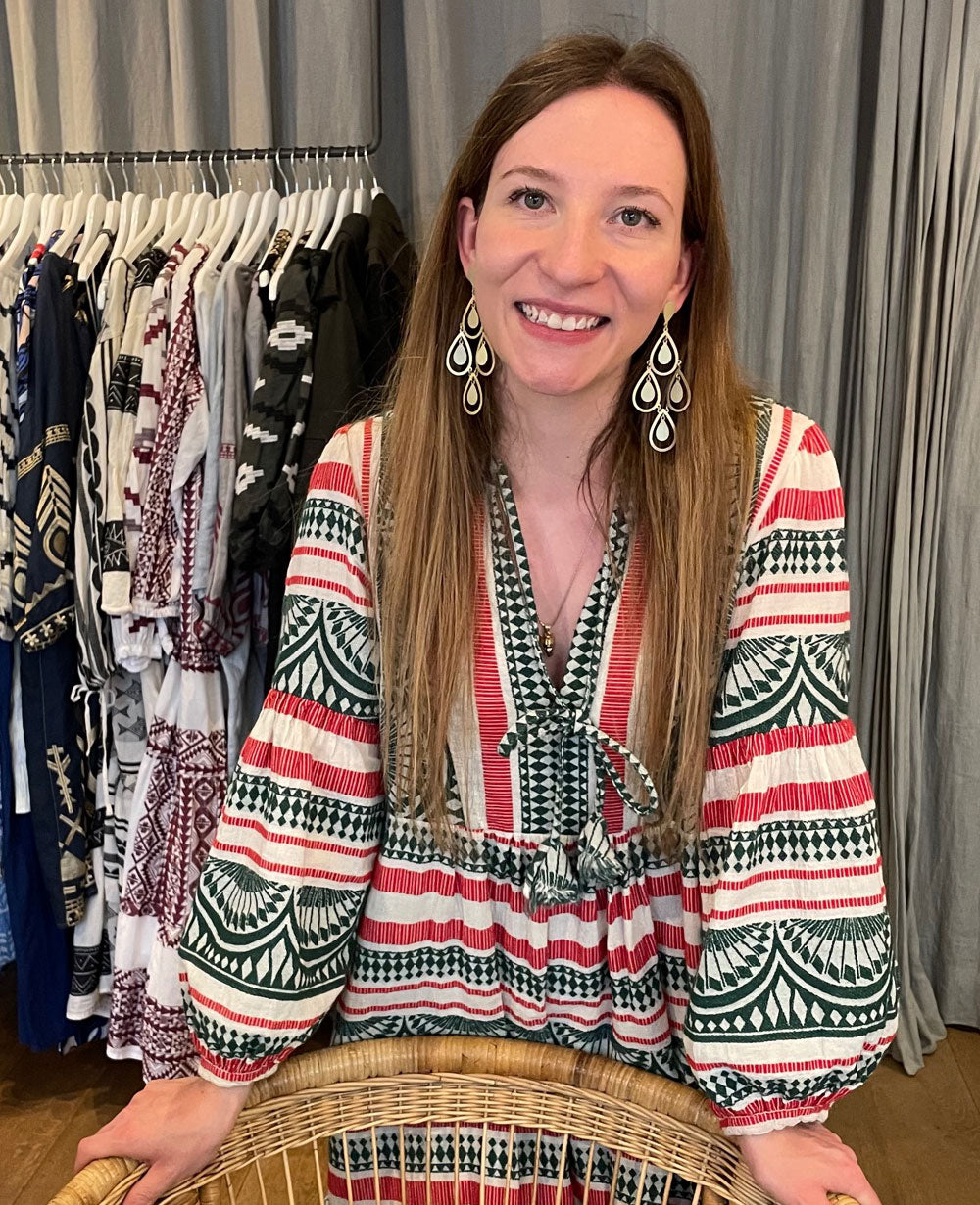 CHANDELIER EARRINGS "FAY" GOLD