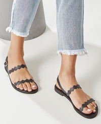 SANDALS "MILOS" BLACK