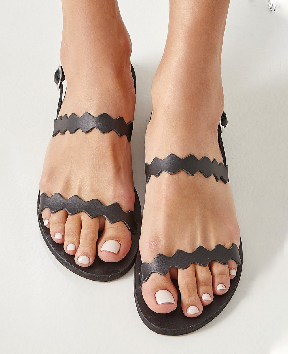 SANDALS "MILOS" BLACK