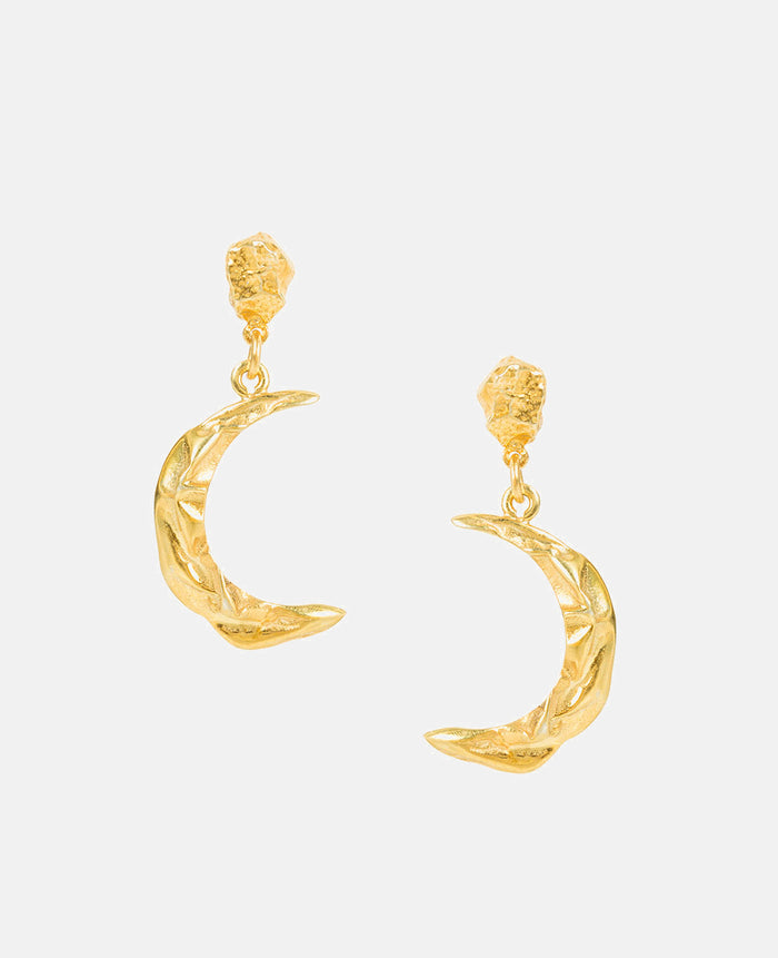 EARRINGS "MÉLIÈS MOON" GOLD