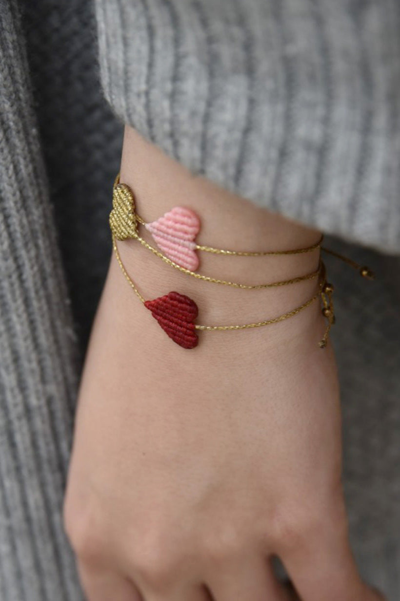 MAKRAMEE BRACELET "HEART"