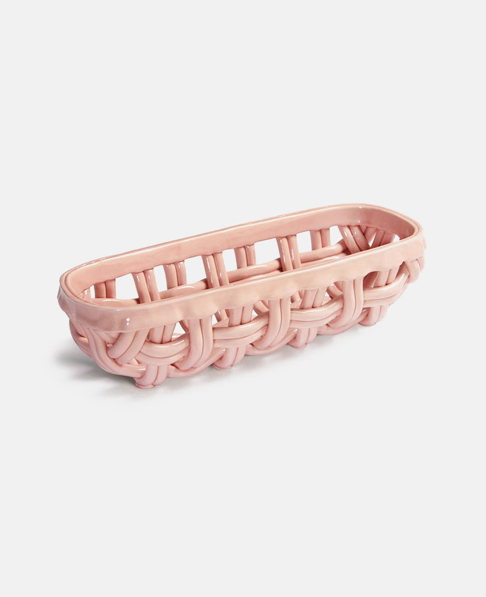 BASKET "BAGUETTE" PINK