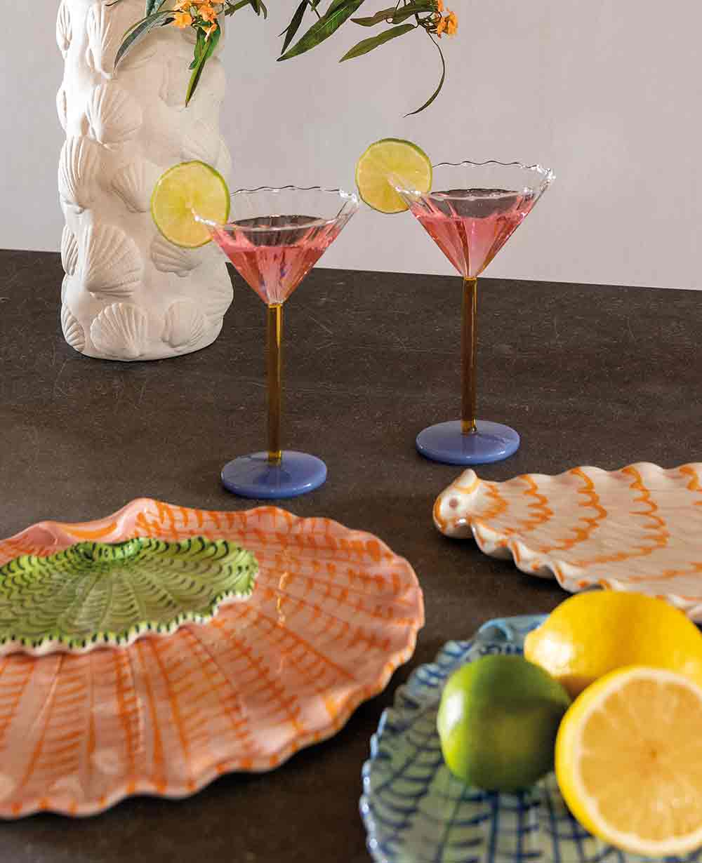 BIG PLATE "SHELLEGANCE" ORANGE