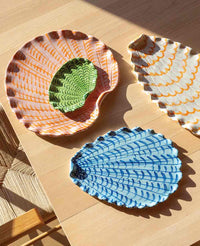 BIG PLATE "SHELLEGANCE" ORANGE