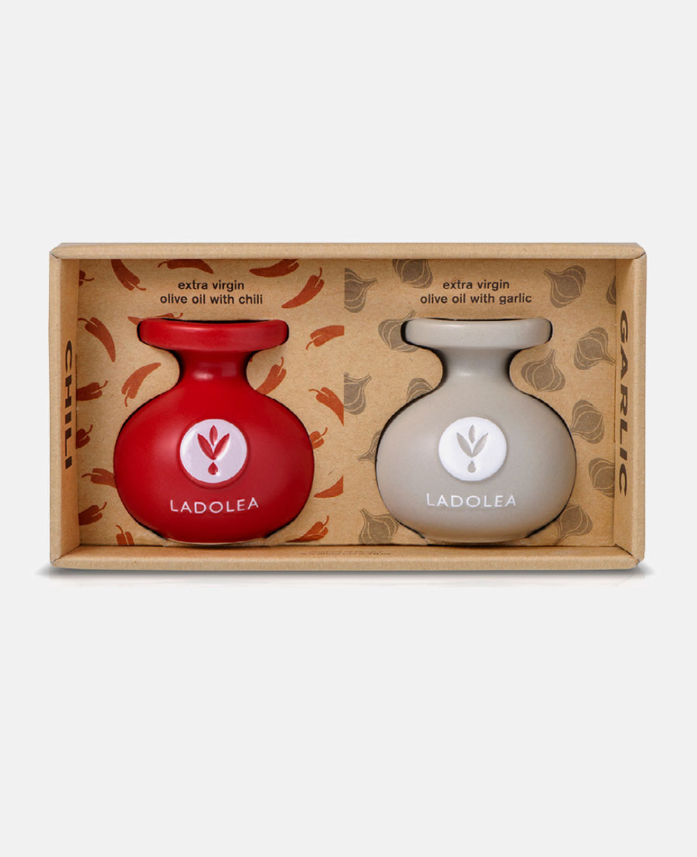 GIFT SET OLIVE OIL CHILI & GARLIC