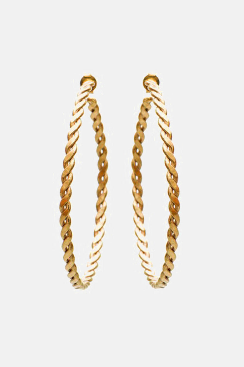 HOOPS "THE BRAID L" GOLD