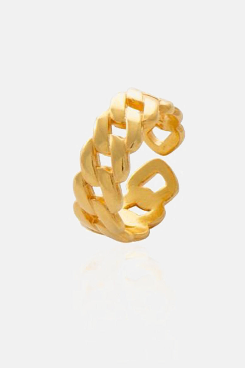 CHAIN RING GOLD