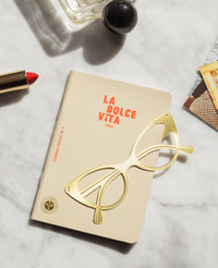 BOOKMARK "DOLCE VITA" GOLD