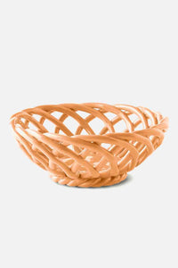 CERAMIC BASKET "SICILIA" SMALL - TANGERINE